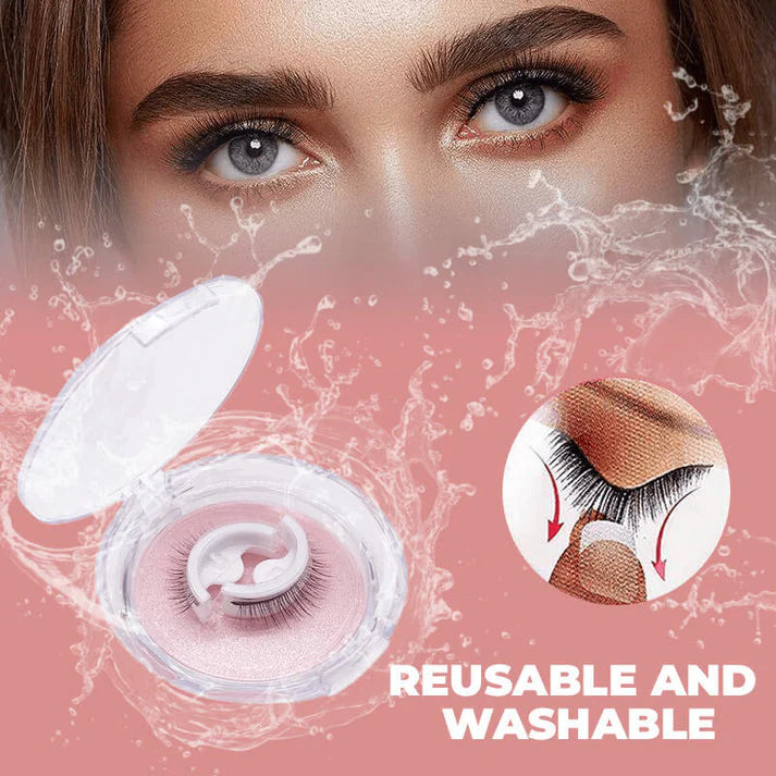 1+1 Gratis | PureGaze™ Mit selbstklebenden Wimpern können Sie sich vom unordentlichen Wimpernkleber verabschieden