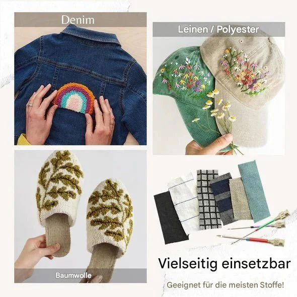 EasyStitch™ - Sticknadelset, verbessern Sie Ihr Näherlebnis!