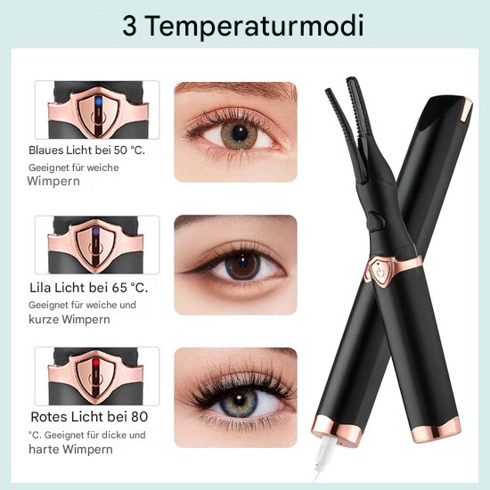 Curluxe™ – Erleben Sie Locken in Salonqualität auf Knopfdruck und sorgen Sie jedes Mal für perfekte Wimpern