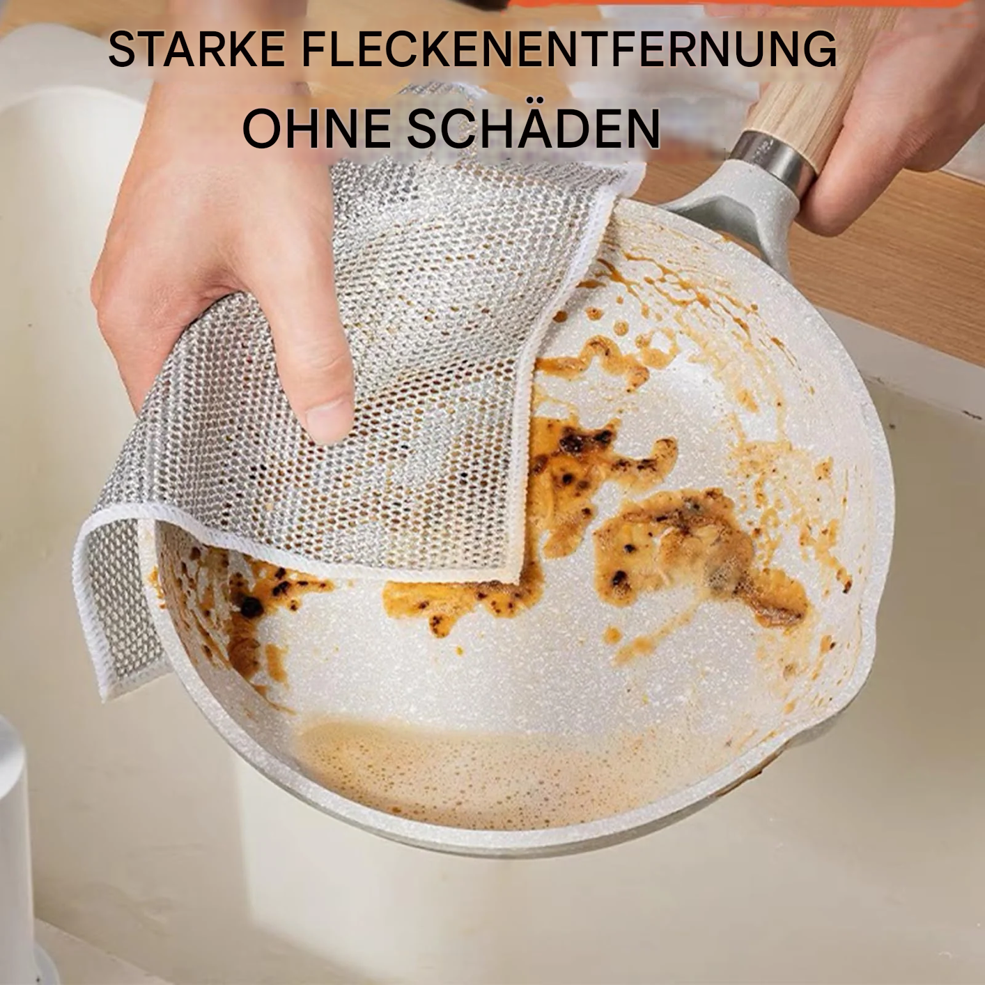 5+5 Gratis | SwiftDry™ Entfernen Sie mühelos hartnäckige Flecken, ohne Ihr Geschirr zu beschädigen
