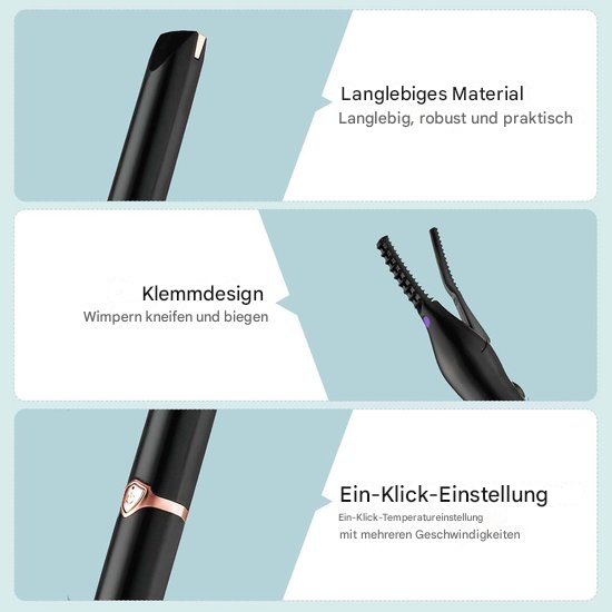 Curluxe™ – Erleben Sie Locken in Salonqualität auf Knopfdruck und sorgen Sie jedes Mal für perfekte Wimpern