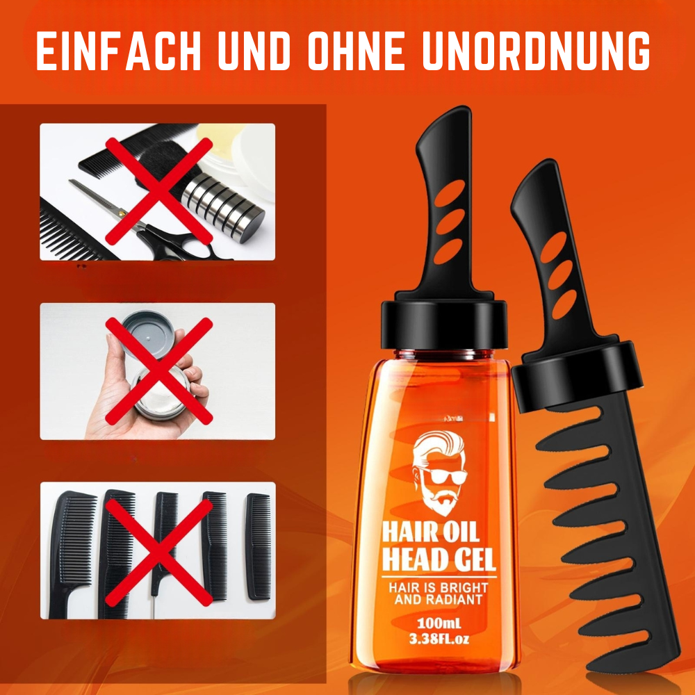 StyleComb™ - Stylen Sie Ihr Haar, ohne dass Ihre Hände klebrig werden!