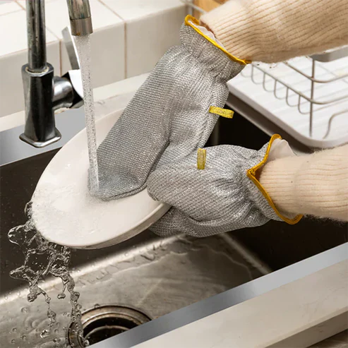 CleanWash™ – Praktische Geschirrspülhandschuhe für Müheloses Reinigen