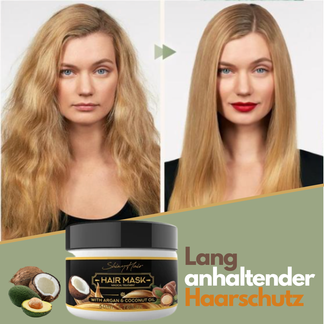 1+1 Gratis | ShinyHair Repair™ Professionelle Keratine Haarmaske