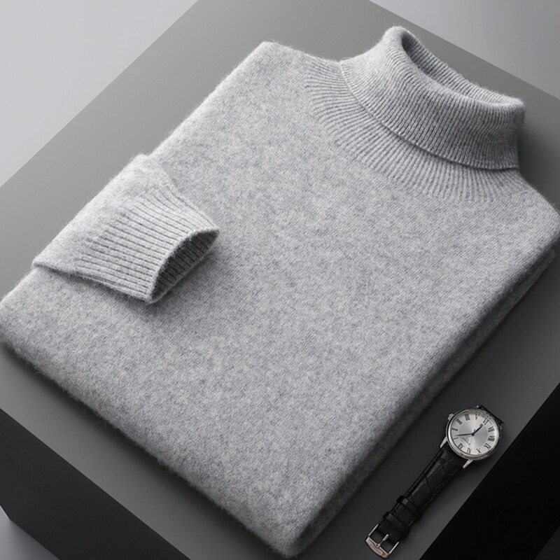 Serenity™ - Herren-Rollkragenpullover aus Merinowolle