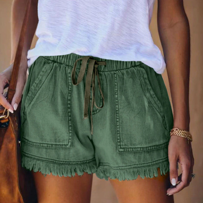 Laura® | Denim-Shorts mit hoher Taille
