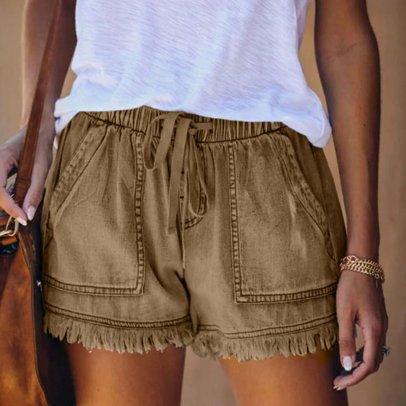 Laura® | Denim-Shorts mit hoher Taille