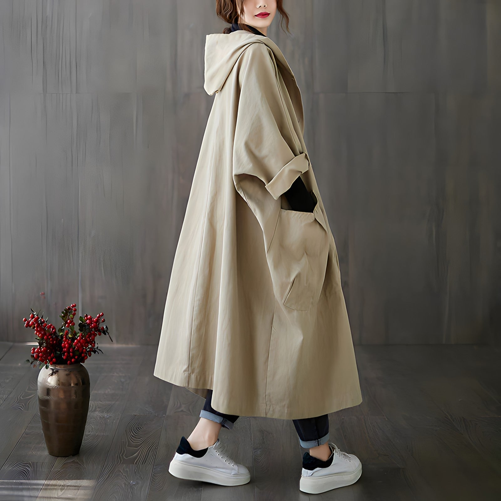 Édith™ - Übergroßer Trenchcoat