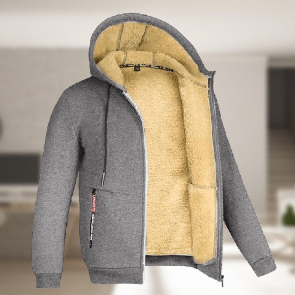 Sadi™ - Lässige Herren Winterjacke mit Kapuze und Fleece